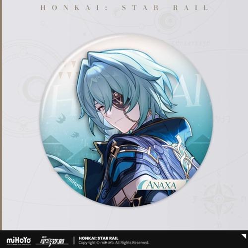 (26년 1분기 발매) 미호요 (MiHoYo) 붕괴 스타레일 성간 여행 시리즈 캔뱃지 아낙사 중국 공식 굿즈