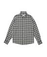 llud Comfy Check Shirts Grey