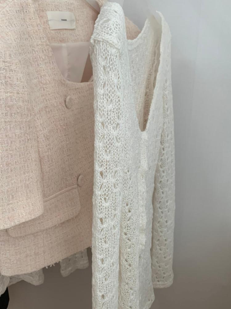 [쿠폰] 크로쉐 니트 가디건