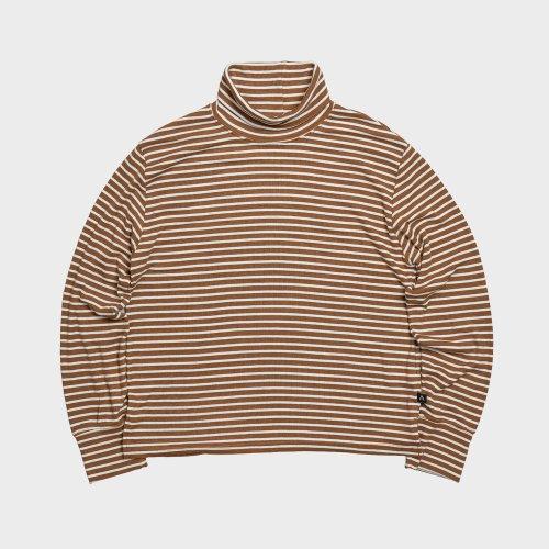 치키타(CHIQUITA)  터틀 숏 T (스트라이프) 브라운 223601TBR - 사이즈 & 후기 | 무신사