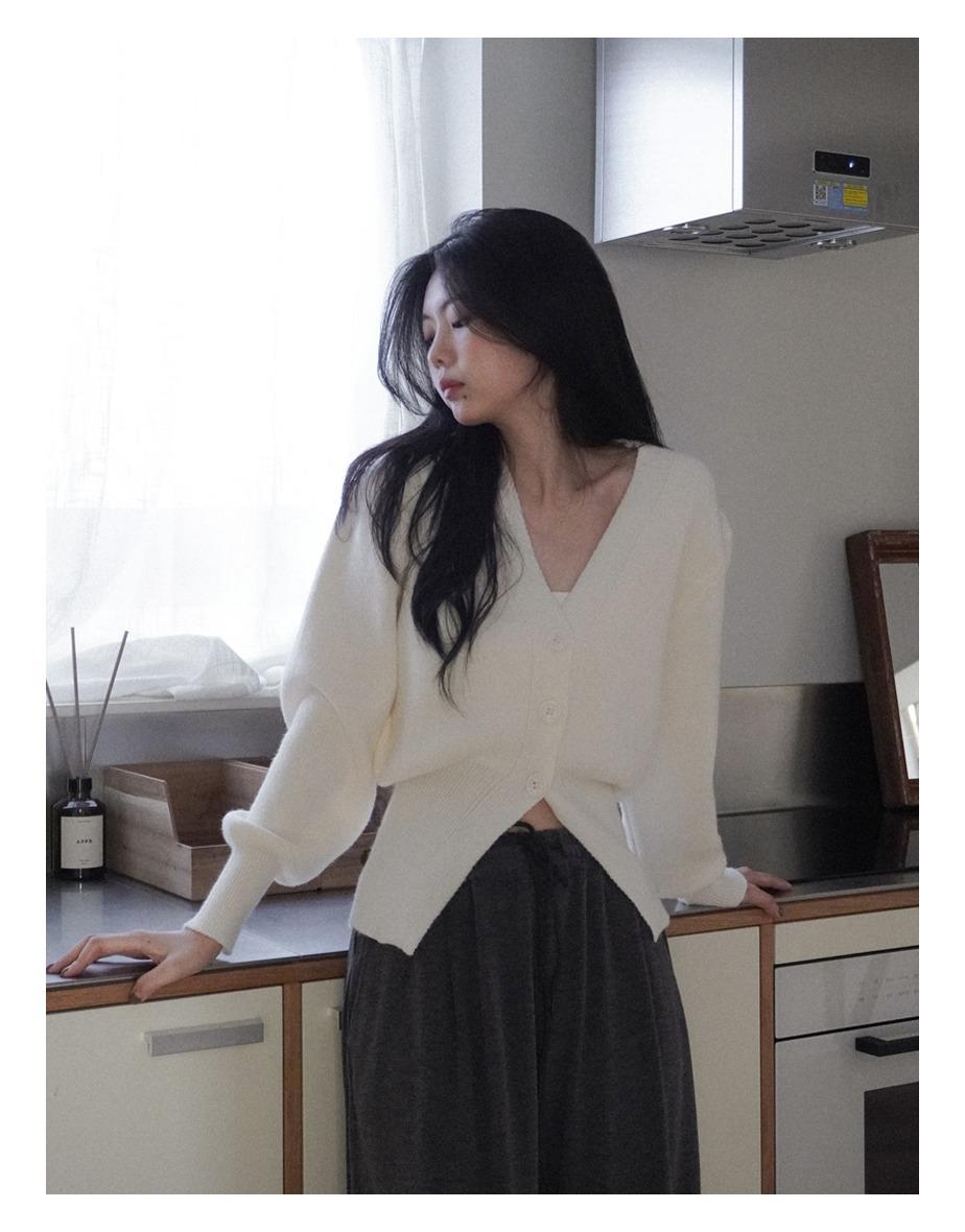 벌룬 슬릿 가디건 (3colors)