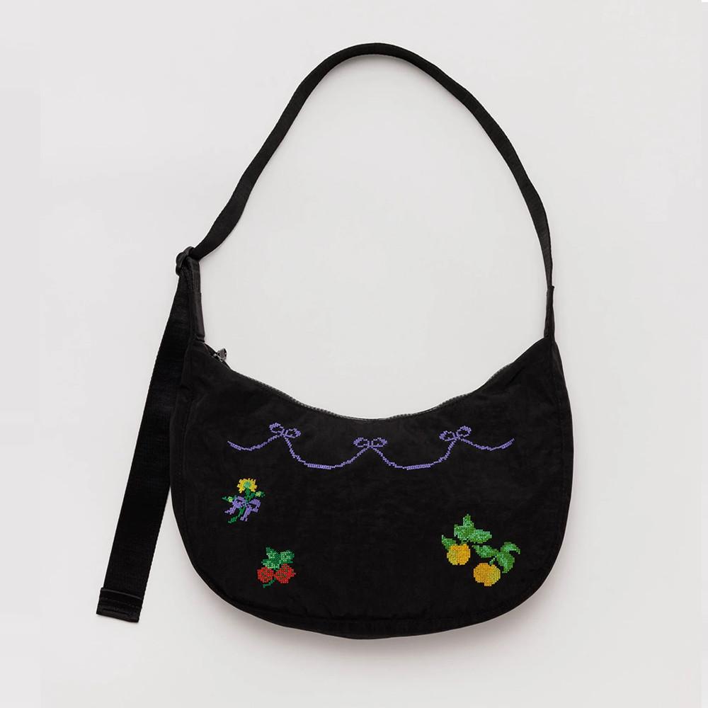 [BAGGU] Medium Nylon Crescent Bag 바쿠 호보백 미디움 2컬러