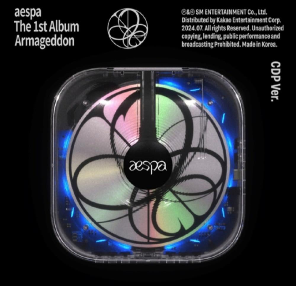 [당일출고] [Aespa] 에스파 정규 1집 아마겟돈 시디플레이어 버전 시디피 1st album armageddon cd player CDP 단순개봉