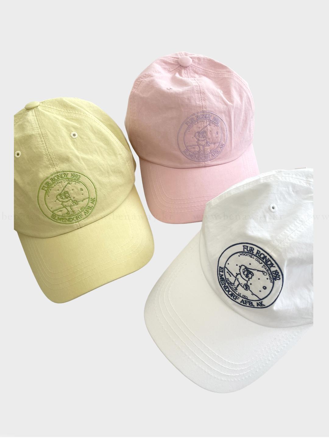 UNISEX (3col) 베트 캔디 자수 볼캡