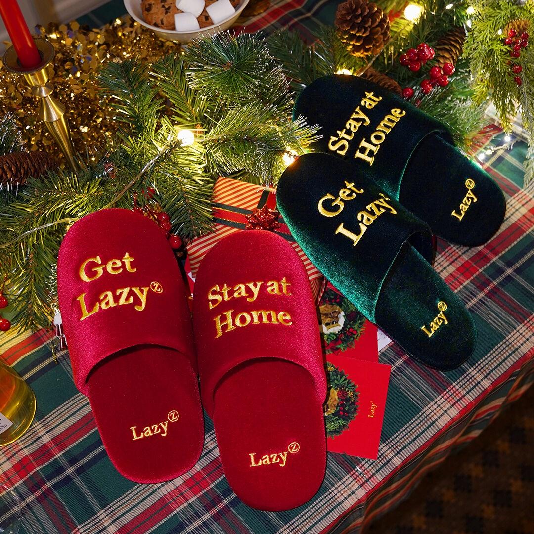 레이지지 크리스마스 룸슈즈