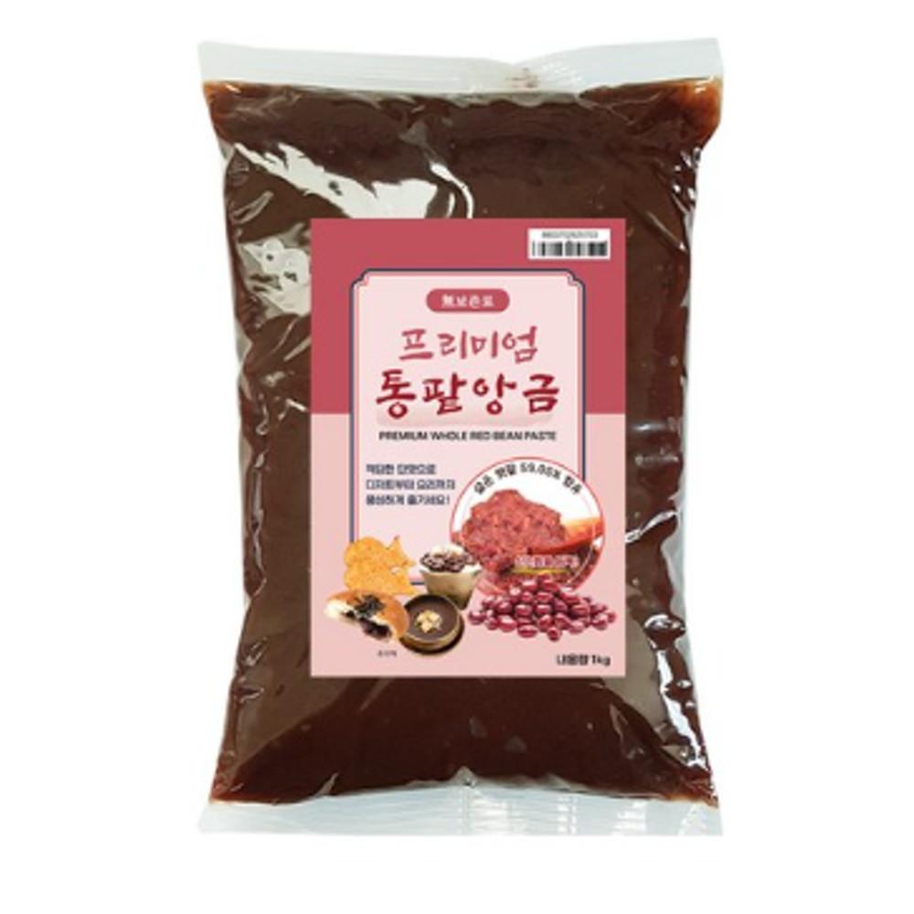 무설탕 팥 앙금 저당 통 팥 적 앙금 붕어빵 베이킹 재료 1kg