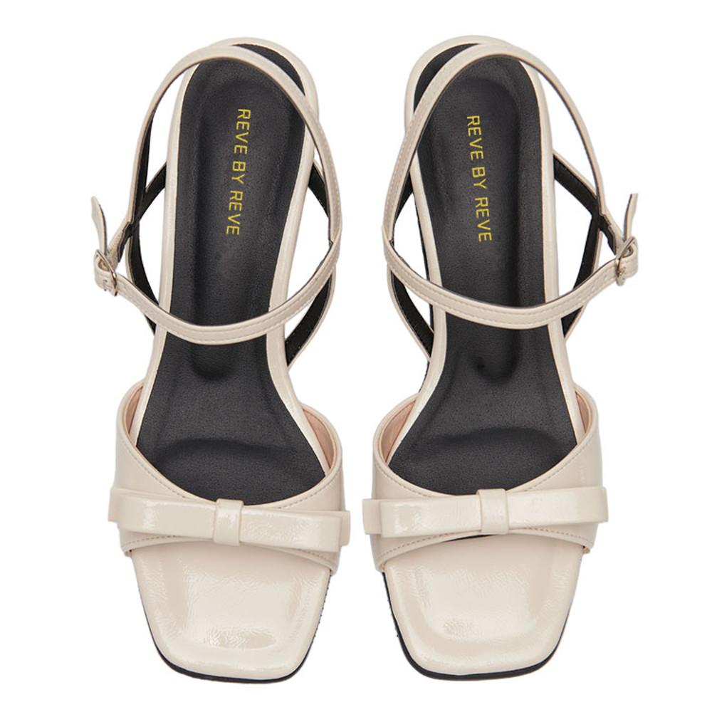 [레브바이레브] 리본 앙트르샤 샌들 _ 3Color  [3cm,5cm]