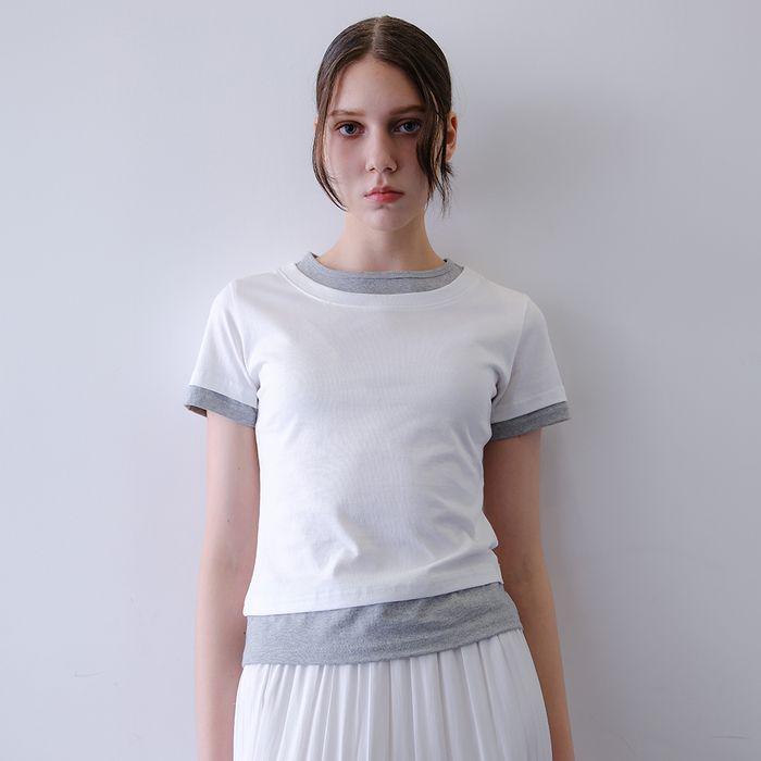 Layered T-Shirt_White