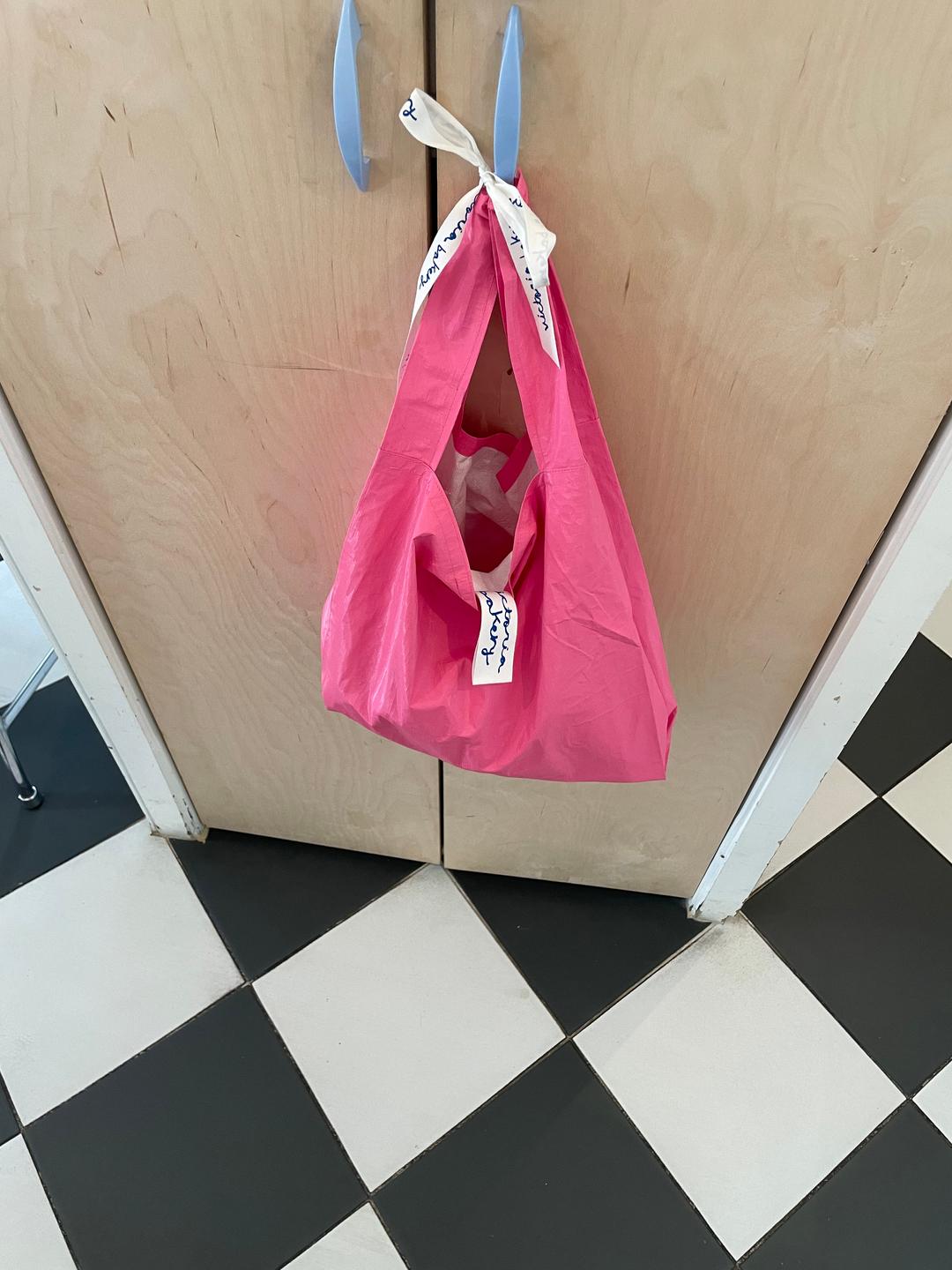 Pink shopper bag