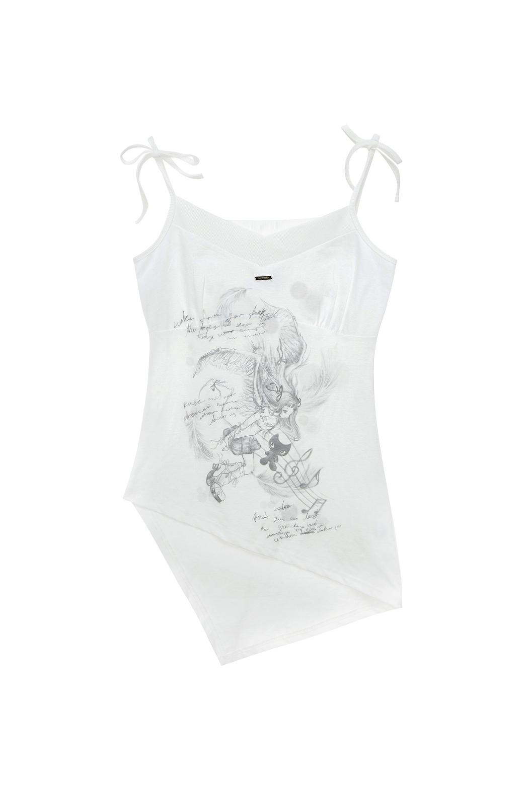V neck sleeveless (Angel)