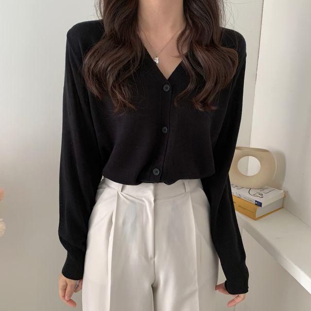 루즈핏 미유베이직브이니트가디건_302호