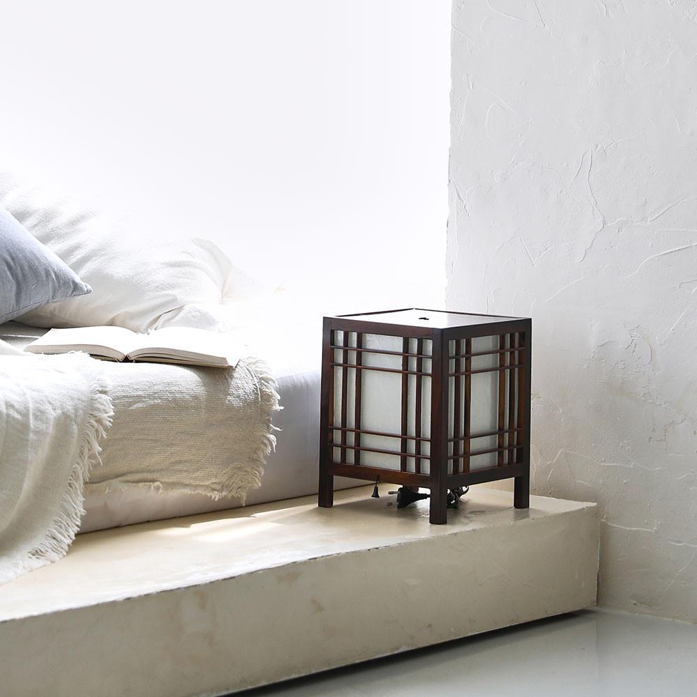 민규네고가구 사각창살등(중) 원목 인테리어 전통등 엔틱 고전 인테리어소품