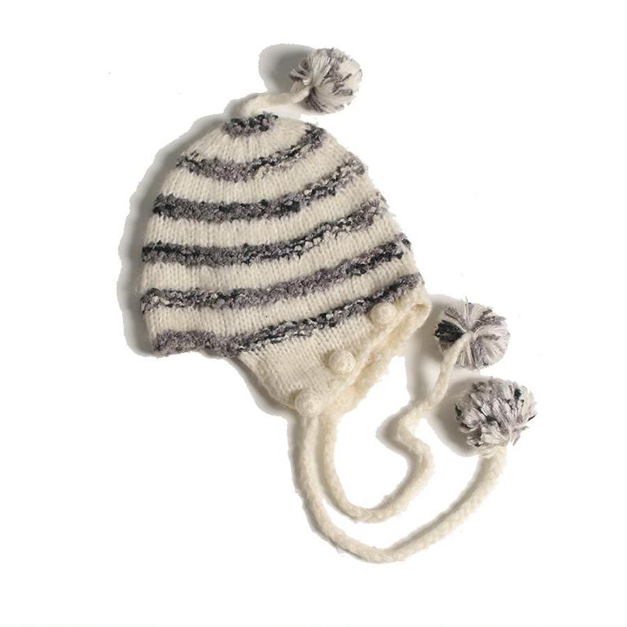 stripe beanie