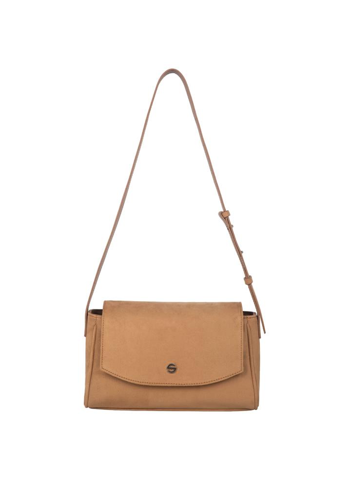 Capture bag mini - suede camel