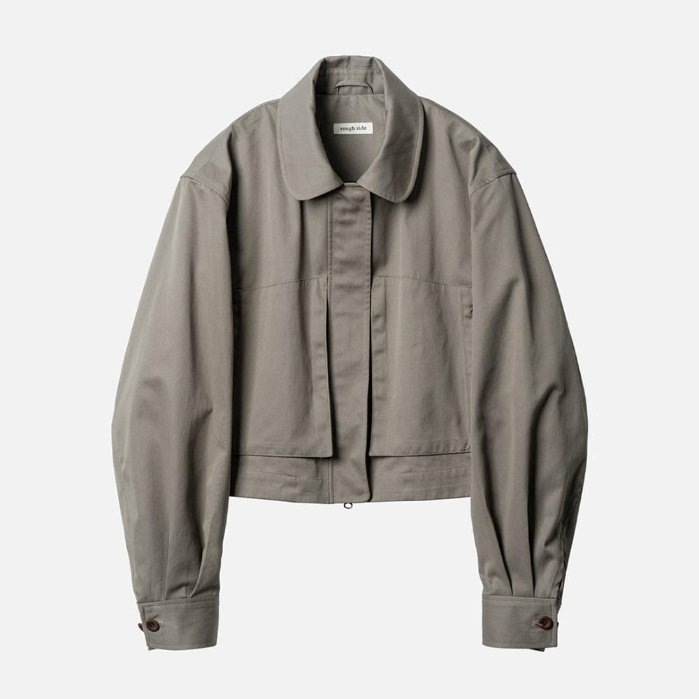 ROUGH SIDEWomen Blend Short Jumper(Mud)