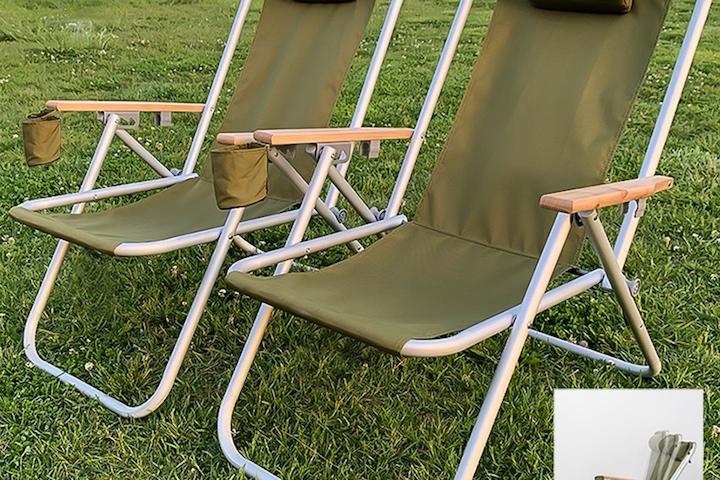 레토 릴렉스 체어 접이식 각도조절 캠핑의자 LCP-C01