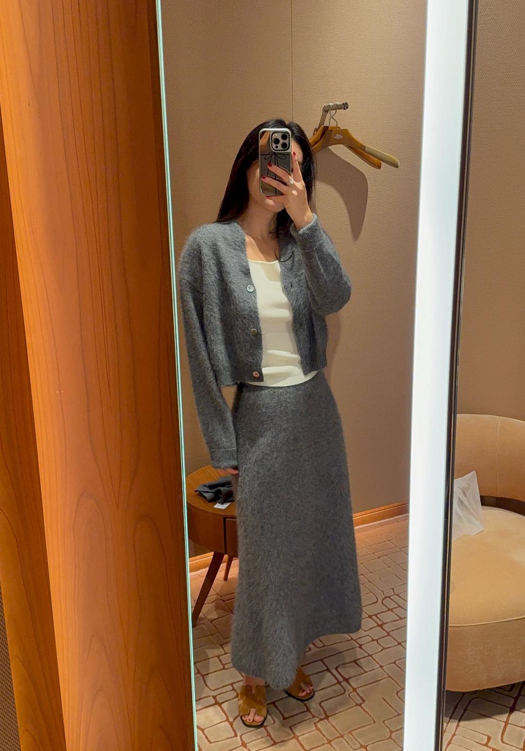 라쿤 숄카라 가디건