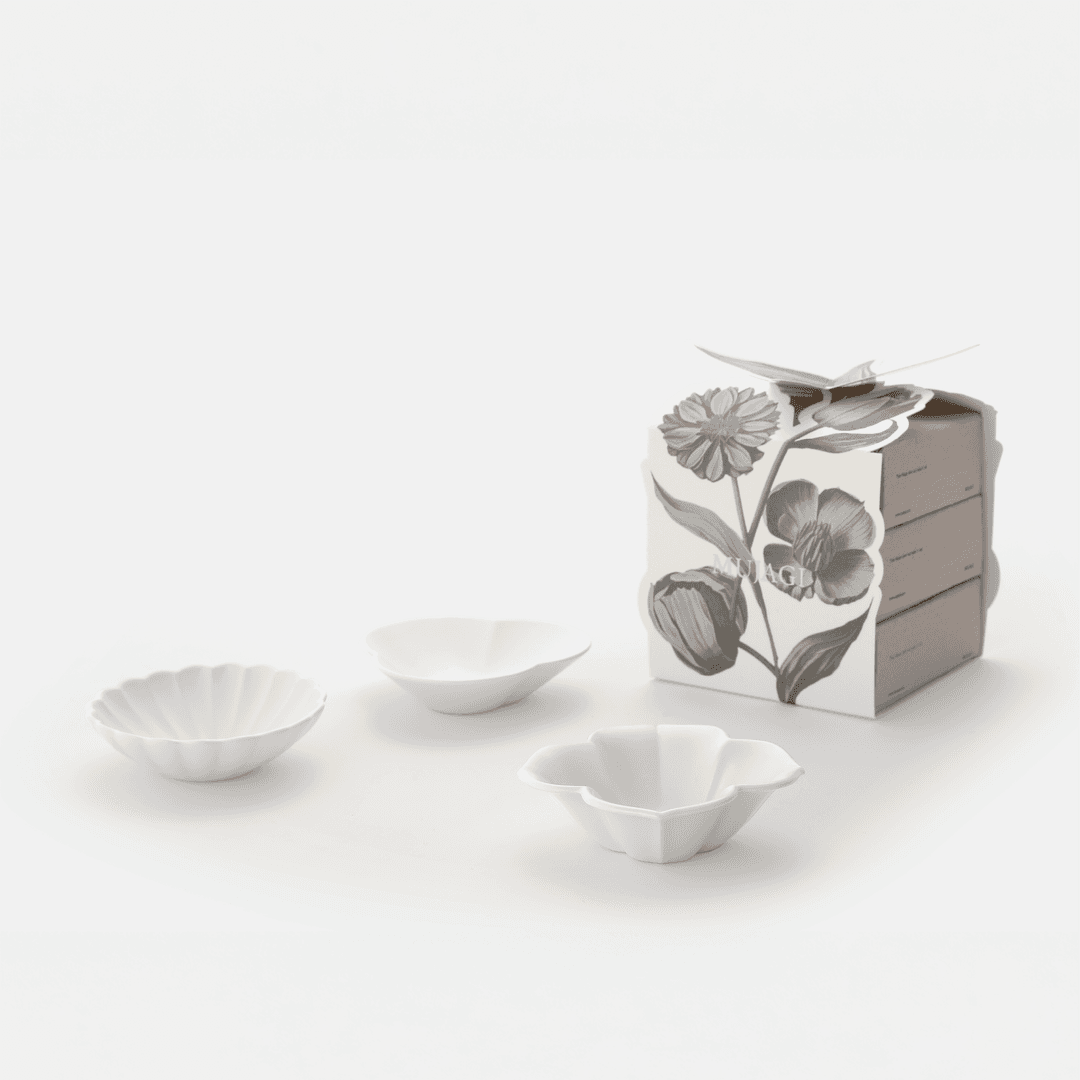 Flower 3tpye tiny set 꽃종지 3종 세트