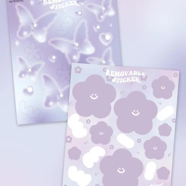 [1개사도무배] 리무버블 스티커