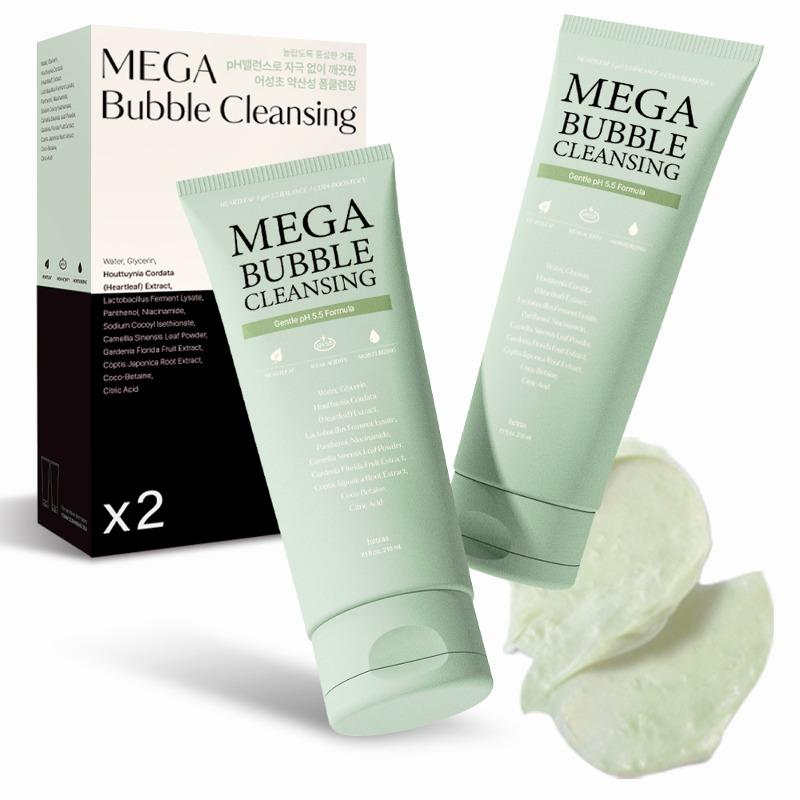 Mega Bubble Heartleaf pH Foam Cleansing 210ml 2ea