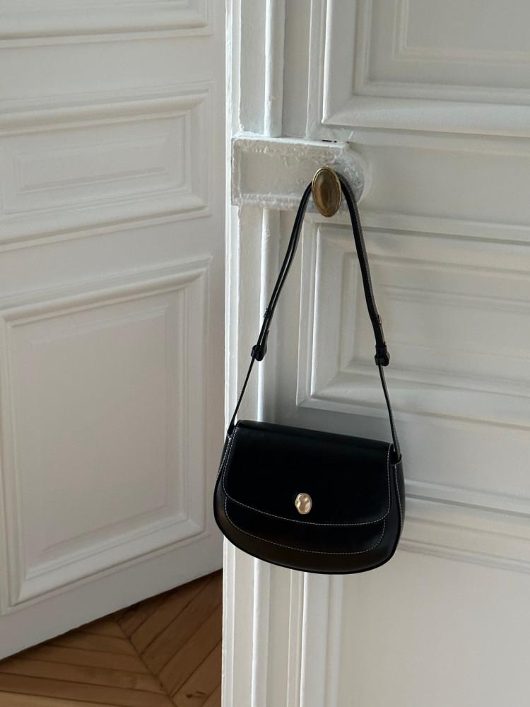 데일리 스티치 가죽 숄더백 크로스백