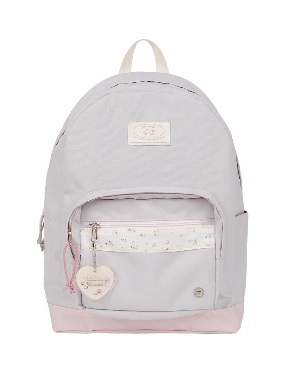 [ 5% open sale ~ 6/9 ] Bon voyage backpack _pale grey