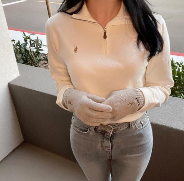 [백화점판] 폴로랄프로렌 여성 하프집업 맨투맨 (3color)