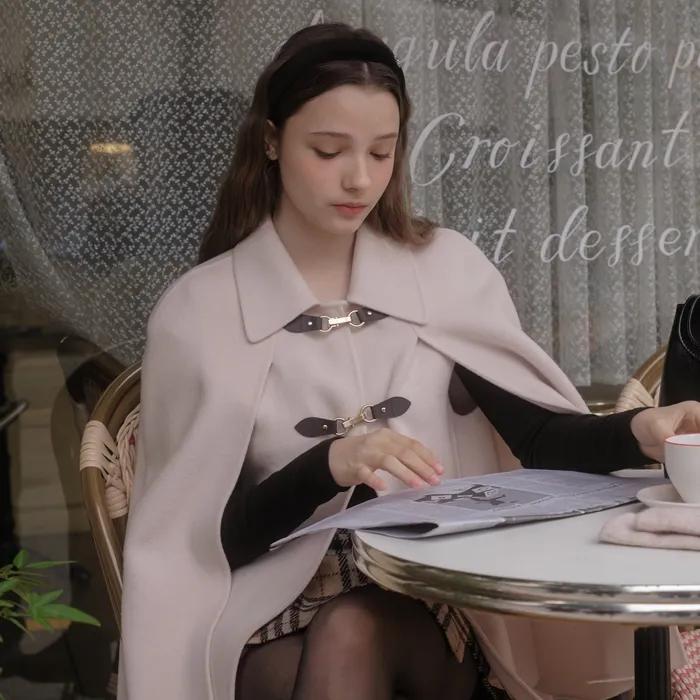 아르보 케이프 핸드메이드 코트[2COLOR]