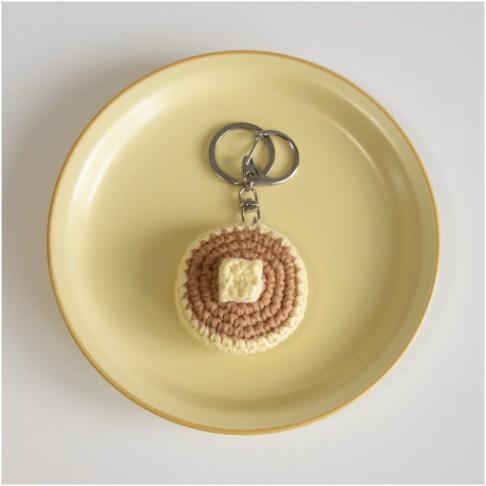 [다니엘대디] Handmade Pancake Keyring 핸드메이드 팬케이크 열쇠고리