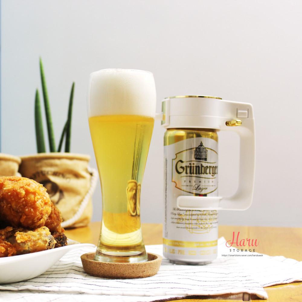 가정용 생맥주기계 크림 캔 크림맥주 거품기 제조기 혼술기계 휴대용 캠핑용 술디스펜서