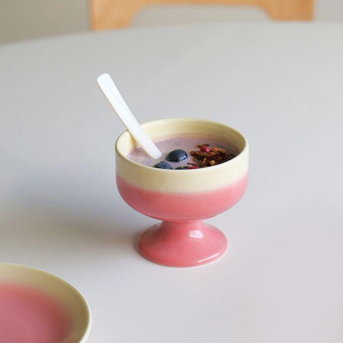 Fog mini bowl 포그 미니 보울 April (Flamingo/Yellow)