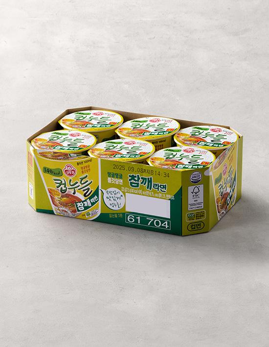 [오뚜기]컵누들 참깨라면 컵 37.5g*6입