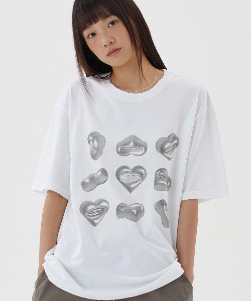 Spinning Heart Tee [silver]