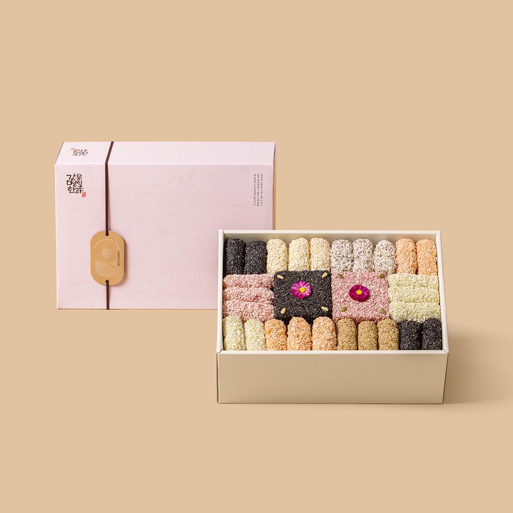 고급 수제 명절한과세트 강원도 한과 과줄 유과선물세트 3단 RENEWAL