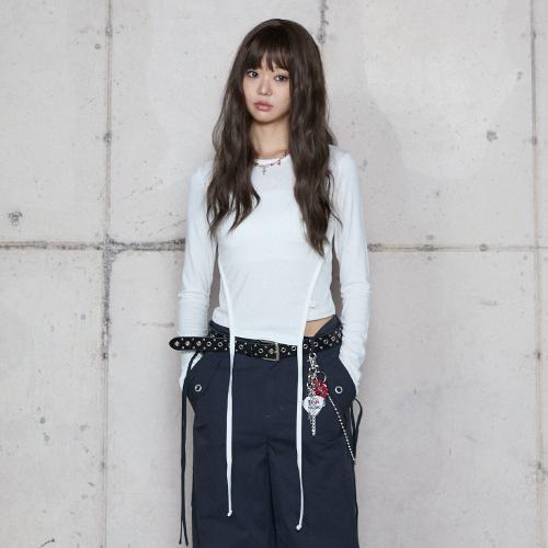 UNBALANCE STRING T-SHIRT WHITE BR4CL001