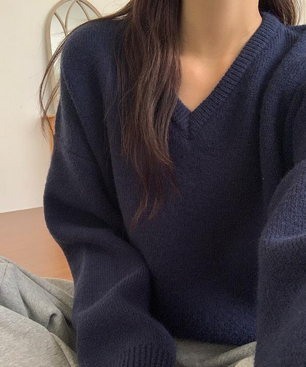 리얼코코 [단독][+겨울🔥/브이넥/made] 에트 니트