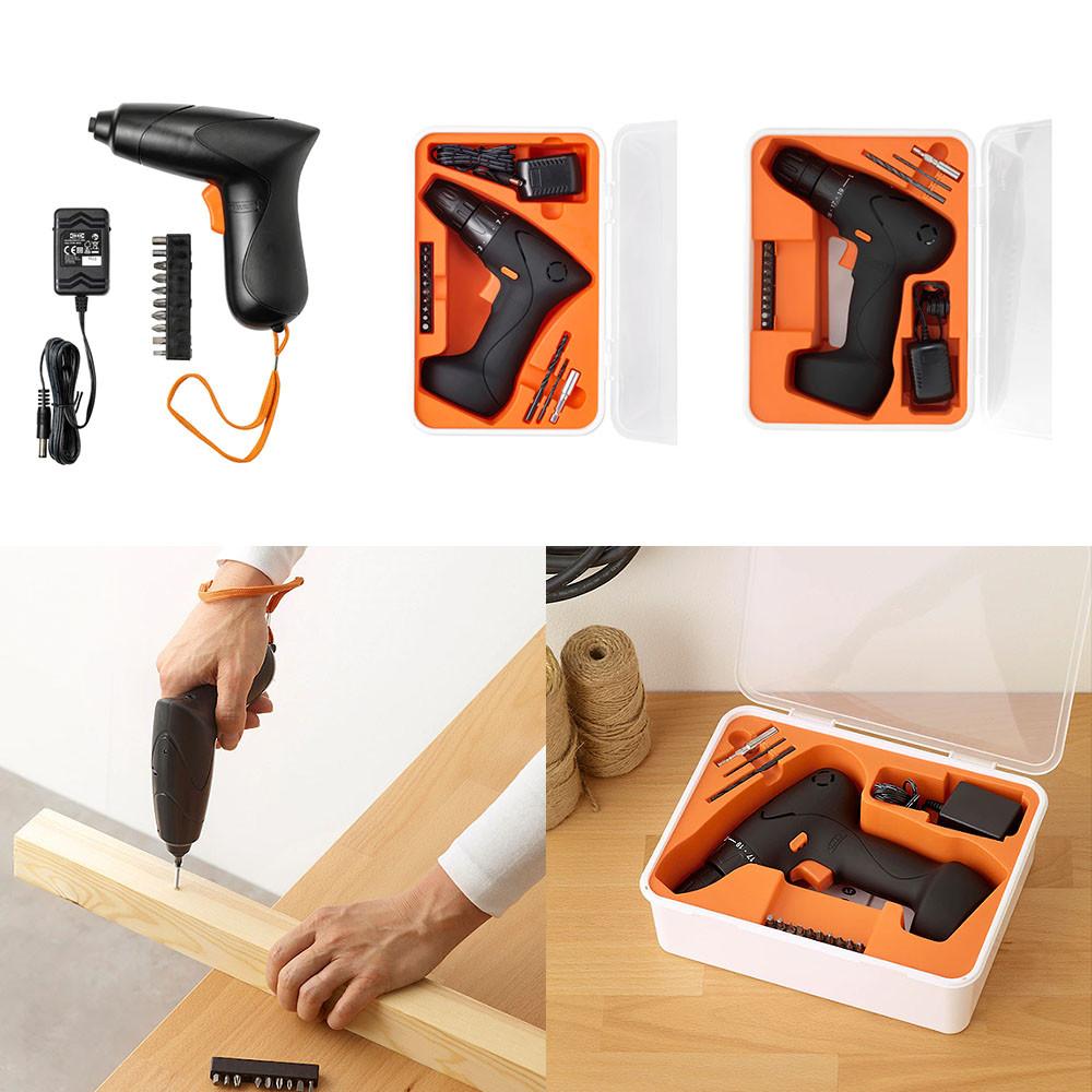 이케아 전동 드릴 드라이버 세트 픽사 충전식 무선