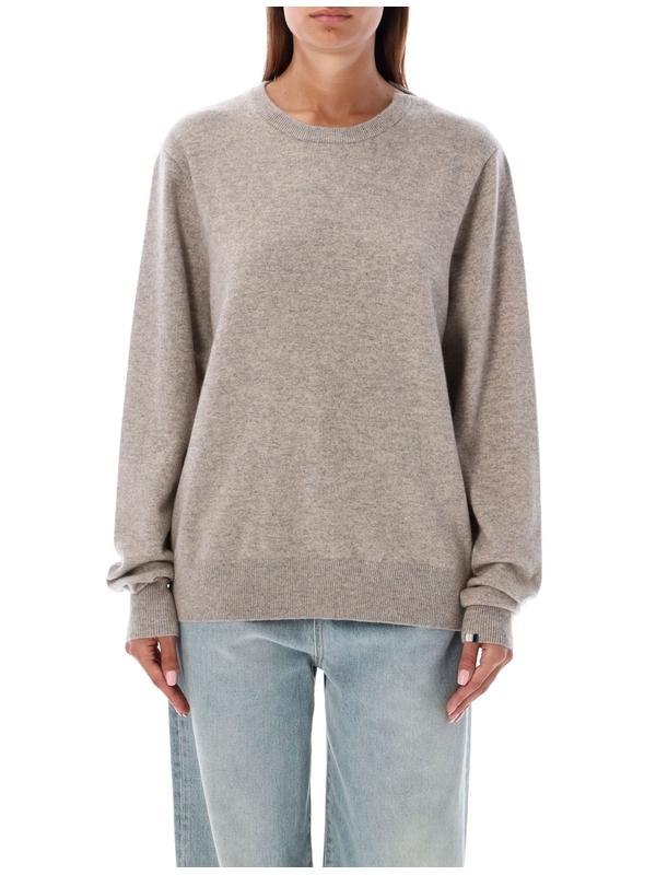 크루넥 캐시미어 블렌드 니트