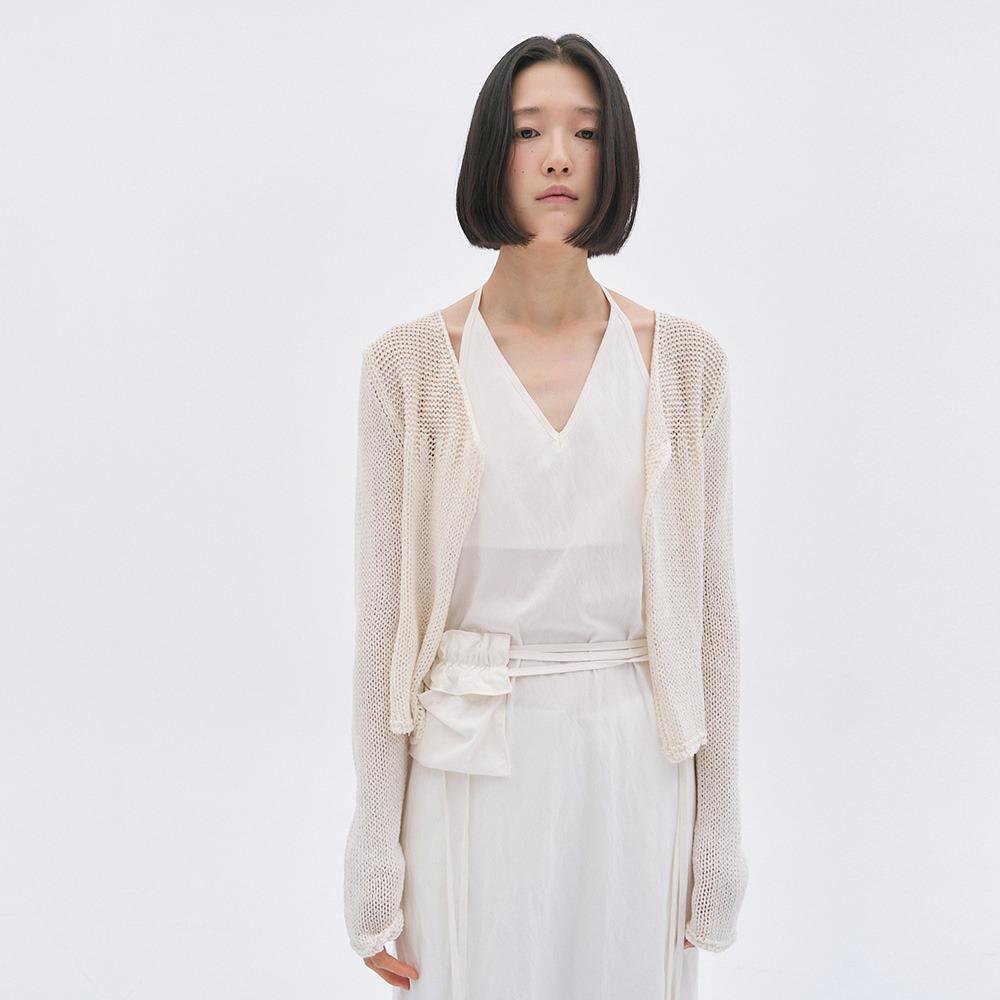 [2차] Luniel Net Knit Cardigan (Ivory)