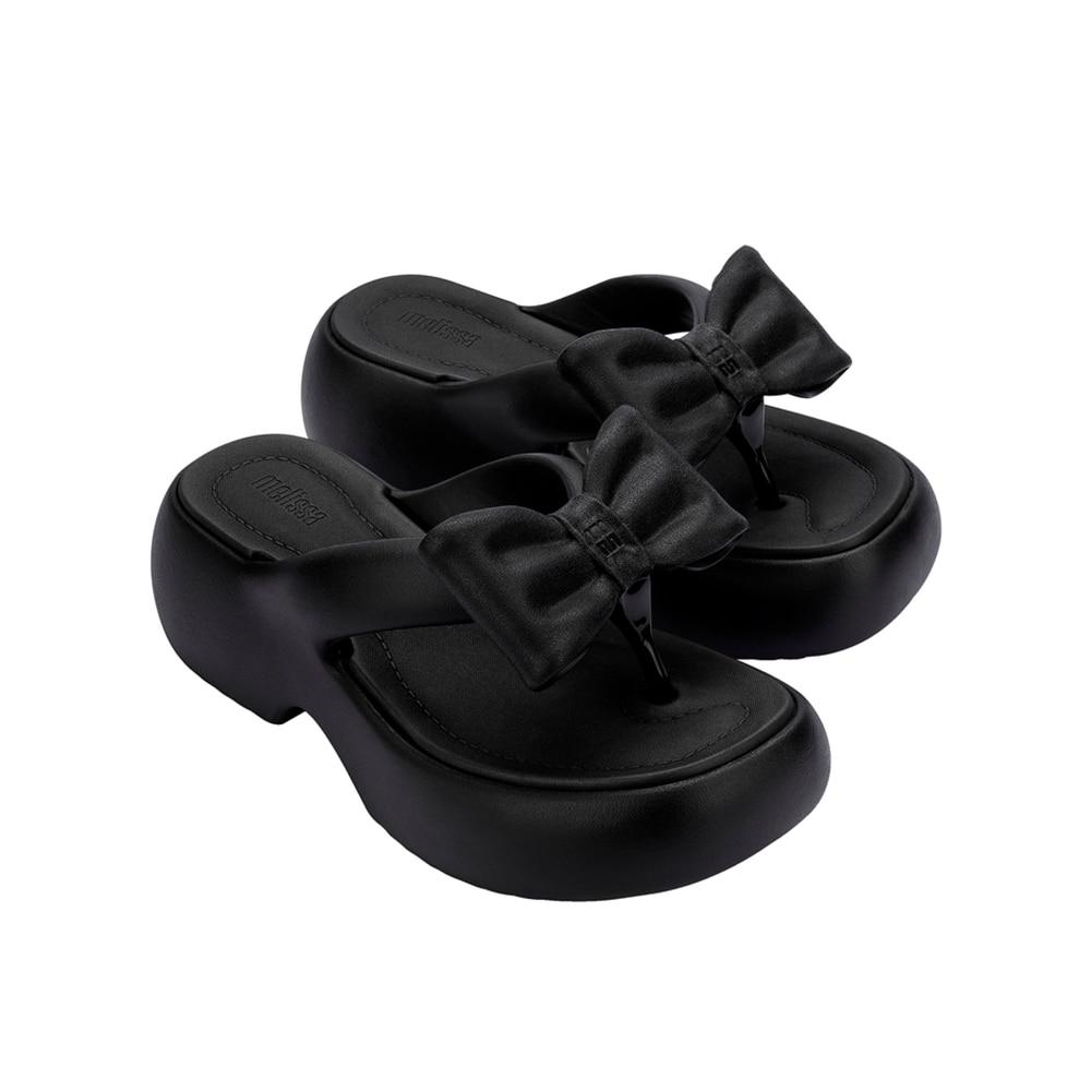 [온라인단독]멜리사 우먼 프리 퍼지 플랫폼 보우 블랙