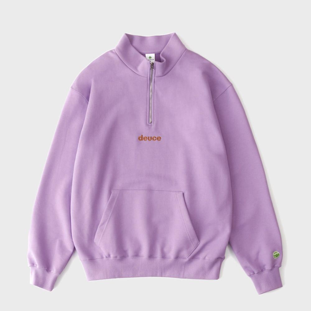 DEUCE HALF ZIP LAVENDER