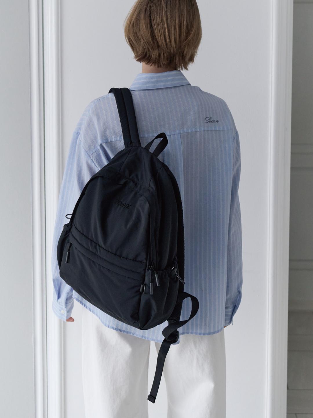 Nova Round Backpack (Black)
