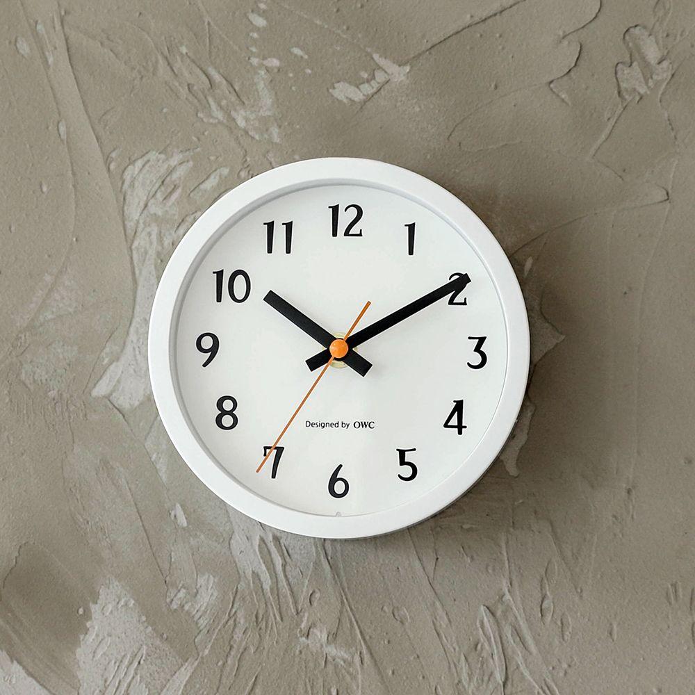OWC시계 무소음 2 in 1 라이프 벽탁상겸용 인테리어 벽걸이 벽시계 탁상시계, 화이트 OTM1644W