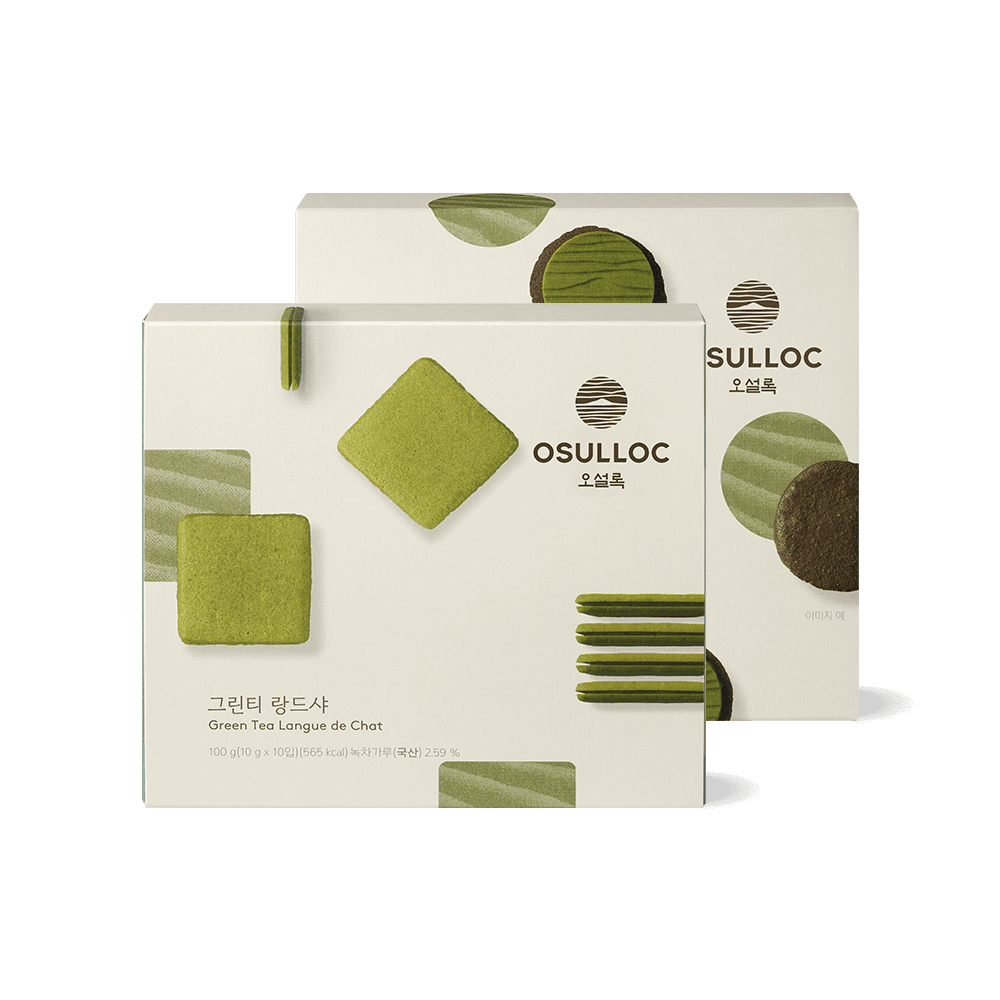 그린티 랑드샤&비스킷 세트