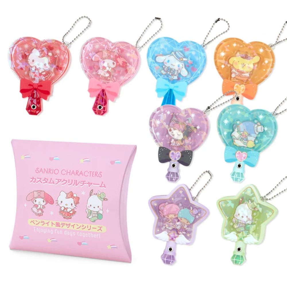 산리오 펜라이트 커스텀 아크릴 참 키링