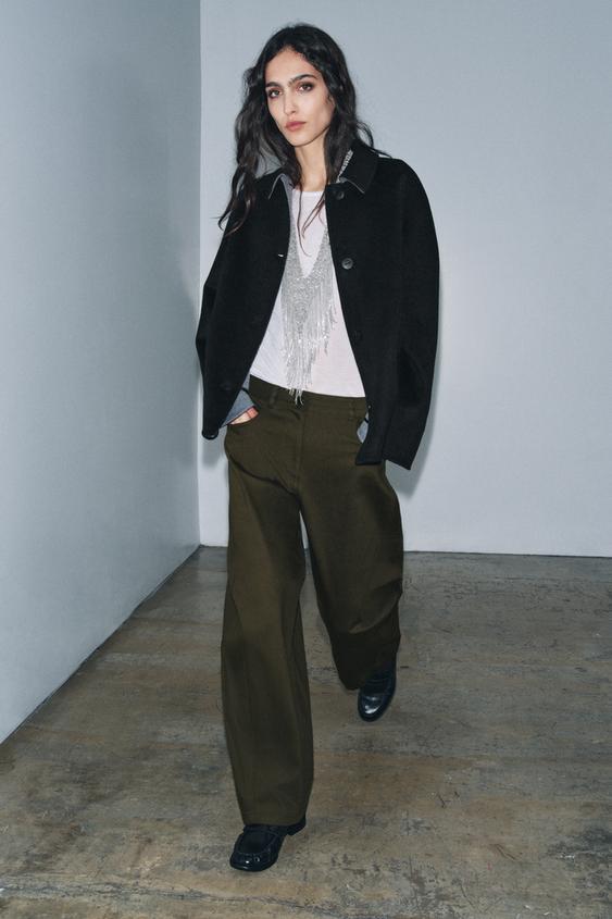 ZW 컬렉션 울 혼방 재킷