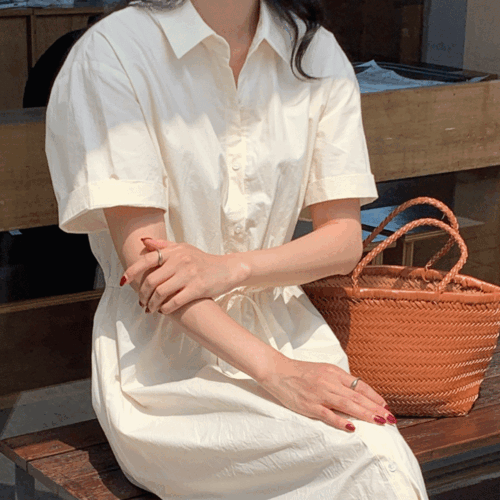 [merci] 디엔 셔츠 원피스 2color