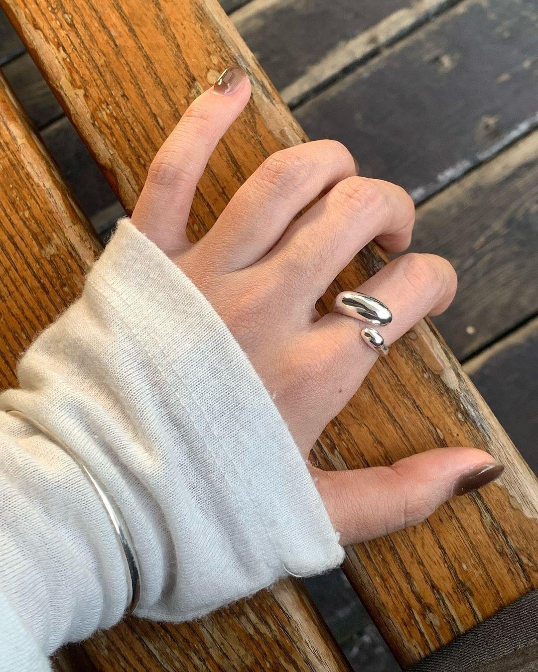 (silver925) Wide open ring