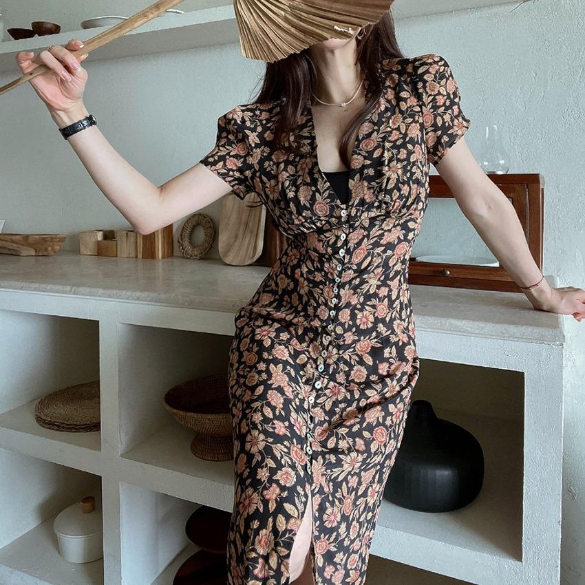 Rosa French Dress [silk100%]