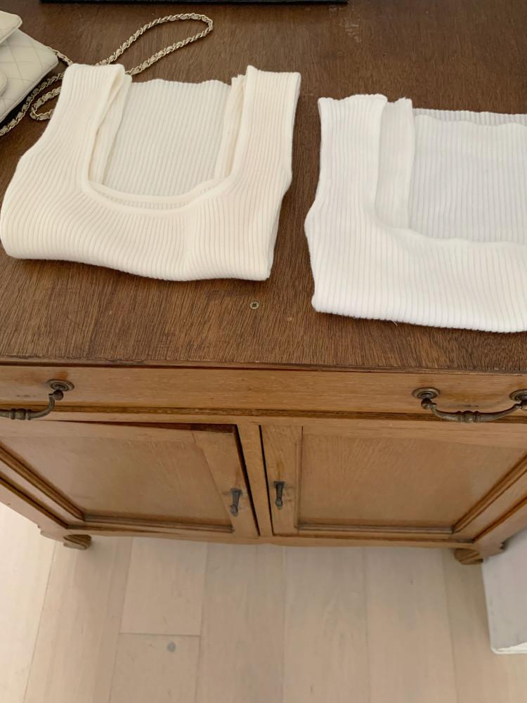 [크림 바로배송] 시즌 스퀘어 나시 2color